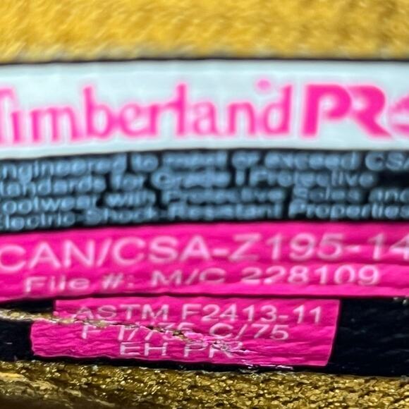 Timberland Women’s Pro Hightower Waterproof Alloy Toe Work Boot Size US 8.5 - Picture 11 of 11